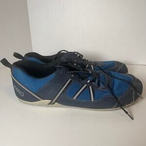 Xero Prio Blue Black Barefoot Shoes Running Minimalist Lace Up Mens Size 15